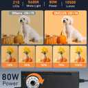 DUCLUS Light Box Photography 3939 inch, 210 LED Large Photo Light Box with 3 Stepless Dimming Light Panels & 4 Matte PP Backdrops, Professional Photo Background Shooting Tent for Product Photography