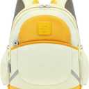 CAMTOP Toddler Backpack for Boys Girls 2-4, Kids Backpacks for Kindergarten Preschool, 12" H Small Bookbag for Daycare Travel (Yellow, 12''- Not fit A4 folder)