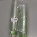 GREEVIRO Eco Compostable Plant-Based Clear Plastic Cups 12oz Thick, Reusable, Disposable Iced Coffee Cups for Smoothies, Beer & Any Beverages for Parties, Weddings & Gatherings