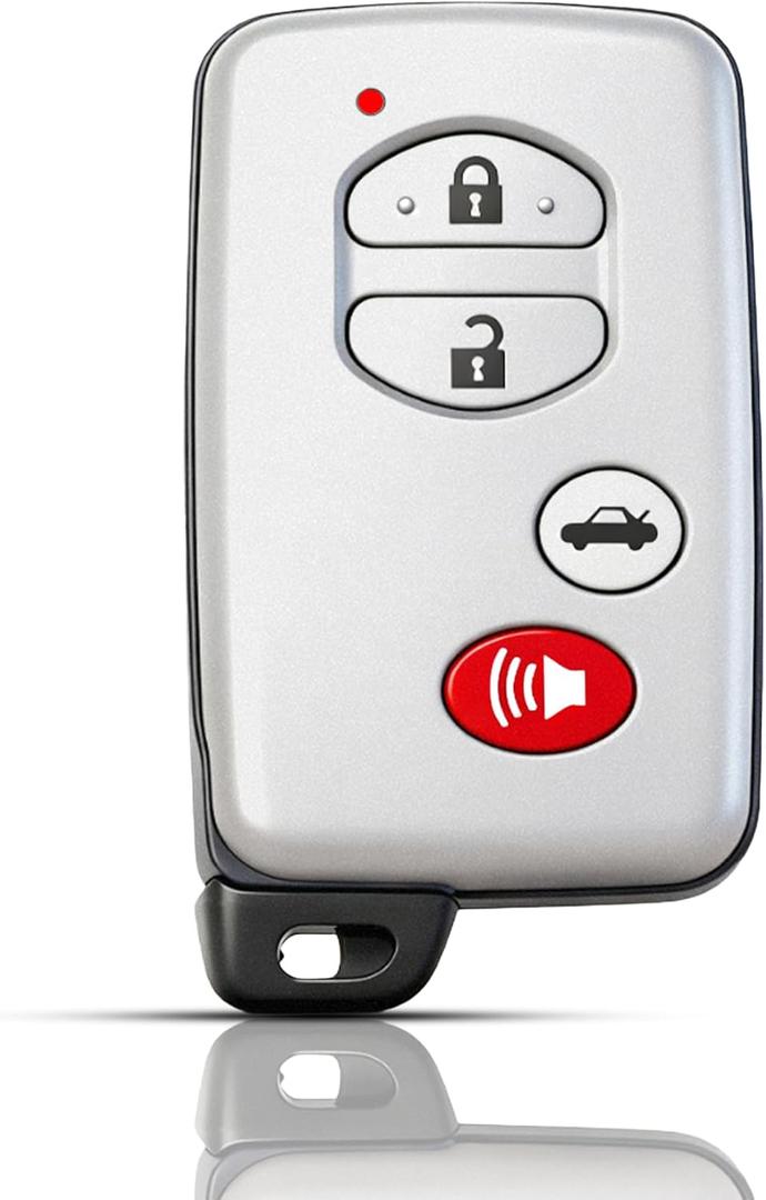 Smart Key Fob for Toyota Camry 2007-2009, YIKEBALOG 4-Button Proximity Remote Control Key Fob for Toyota Avalon 2006-2010 HYQ14AAB 271451-0140 89904-06041