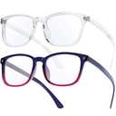 livho High Tech Blue Light Glasses - Advanced 99% Blue Light Blocking Computer Glasses - Anti Eyestrain & UV Glare Protection