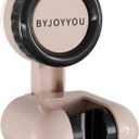 Suction Cup Shower Head Holder Wall Mount,No Drilling, Removable,Height Angle Adjustable Handheld Shower Holder,Strong Suction Fixation(Pink)