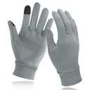 Unigear Running Gloves, Touch Screen Anti-Slip Lightweight Gloves Liners for Cycling Biking Sporting Driving for Men Women (Grey,Large)
