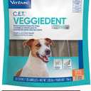 Virbac CET VEGGIEDENT FR3SH Tartar Control Chews for Dogs - Small (1.08 Pound (Pack of 1))