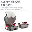 Britax Highpoint Backless Belt-Positioning Booster Seat, SafeWash Gray Ombre