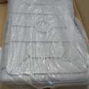 ZOMISIA Collapsible Dog Crate for Large Dogs - 36" L Heavy Duty Dog Kennel No Tools Required with 4 Sides Steel Foldable Cage for Dogs Indoor Furniture, Portable Carrier with 2 Smooth Wheels, Beige