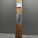 Double Curtain Rod 72 to 144 Inch, HOTOZON 1 Inch Telescoping Double Curtain Rods for Windows, Heavy Duty Double Drapery Rod with Simple Cap Finials, Black