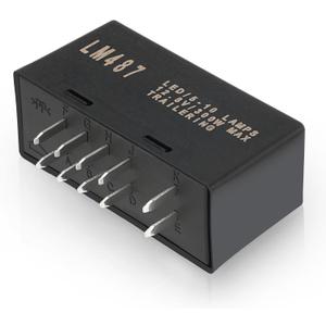 JWEELY LM487 LED Flasher Relay Hazard Warning and Turn Signal, Blinker Relay Fix Hyper Flash Created by LED Bulb for 03-06 Cadillac Chevy GMC Hummer, Replace 10383321 15231201