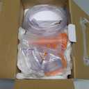 MAYLUCK Portable Compressor Nebulizer, Nebulizer Machine with 1 Set Accessory, Jet Nebulizers Personal Steam Inhaler Cool Mist System for Kids Adults Orange 46 Ounce