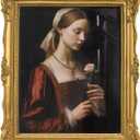 Vintage 8x10 Picture Frame Gold, Textured Antique Picture Frames with Embossed Flower Design, Ornate Frame for 8x10 Photo, Resin Antique Frames Tabletop & Wall Hanging, Home Decor