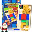 HOMESTEC Super Slide Puzzle, Hand Held Travel Games for Kids, Brain Teaser Toys Road Trip Activities for Boys Girls Adults, Birthday Easter Basket Stuffers (Classic)