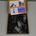 30Pcs Pool Cover Clips Kit for Above Ground Pool, Include Bungee Pool Cover Straps, Pool Tarp Clips and Antislip Fixing Straps, Reinforced Pool Clamps Swimming Pool Support Pole Clamps