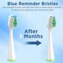 Replacement Toothbrush Heads for Waterpik Complete Care 5.0/9.0 (CC-01/WP-861), with Covers, 5 Count, White