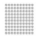 uxcell 3.5mm Bearing Balls 304 Stainless Steel G100 Precision Balls 500pcs