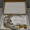 GGStudy 2-Handle Bathroom Faucet 3 Holes 360 Swivel Spout Antique Brass Widespread Bathroom Sink Faucet with Pop Up Drain