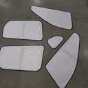 KMF 8pcs Thicken Full Window Sun Shades for Tesla Model Y Accessories 2020-2024, Tesla Y Car Window Covers Sunshade for Windshield Side Rear, UV Block and Blackout Privacy for Camping Outdoor