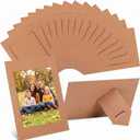 150 Pcs 4 x 6 In Paper Picture Frames Bulk Standing Photo Frame | Back to School Gifts, With Easel Stand, Cardboard Picture Arts, DIY Family Art Craft Decoration, Wedding Photos Display