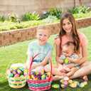 Sotiff 48 Pcs Easter Eggs Stress Balls Squeeze Easter Eggs Toy Bulk Slow Rising Stress Relief Fidget Toy for Easters Egg Hunt Basket Stuffers Fillers Party Favor Gifts(Lovely)