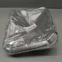 Aluminum Pans With Lids 9x13 [10 Sets] Aluminum Foil Pans Trays With Lids - Half Size Tin Foil Disposable Pans For Baking, Roasting, Cake Serving Dishes, Catering Supplies, Steam Table Chafing