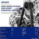 AISIN AFTERMARKET AVBAZ-00338 Serpentine Belt 61.50" Length | Compatible with Nissan Quest 2011-2013, Chevrolet C8500 2003, GMC C6500 Topkick C7500 Topkick 2003 - 3.5L 7.2L 7.8L