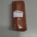 Bcoimo 30x20 Chenille Bath Mat  Non-Slip with Backing Bath Rug Ultra-Absorbent and Machine Washable Bathroom Mat Quick-Dry Design. Ideal for Bathroom Shower and Tub Areas (Burnt Orange)