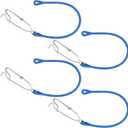 4 Pcs Fishing Downrigger Weight Snubber with Release Snap Weights Clips for Offshore Fishing Planer Board Weight Kite Trolling
