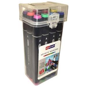 ARTISTS MARKERS PREMIUM 12 PACK