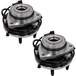 PAROD 2PCS 513188 Front Wheel Hub Bearing Assembly Fit for 04-07 Buick Rainier, 03-06 Chevy SSR,02-09 Trailblazer/GMC Envoy, 02-06 EXT/XL,04-05 XUV, 03-08 Ascender, 02-04 Bravada, 05-09 9-7x, w/ABS