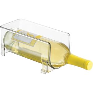 iDesign Stackable Bottle Holder for Water or Wine Bottles Clear
