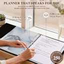 Lanpn End of Life Binder - 8.5x11, Final Wishes & Estate Document Folder with 8 Dividers & 10 Letter Size Binder Pockets, Death Planner Organizer, Before Death Life Plan When I Die Journal Book