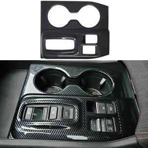 Kolya Carbon Style Interior Center Console Gear Shift Panel Cover Cup Holder Frame Trim for Honda Pilot Accessories 2023 2024 2025