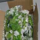 Lvydec Wisteria Artificial Flowers Garland, 4Pcs Total 28.8ft White Artificial Wisteria Vine Silk Hanging Flower for Home Garden Outdoor Ceremony Wedding Arch Floral Decor