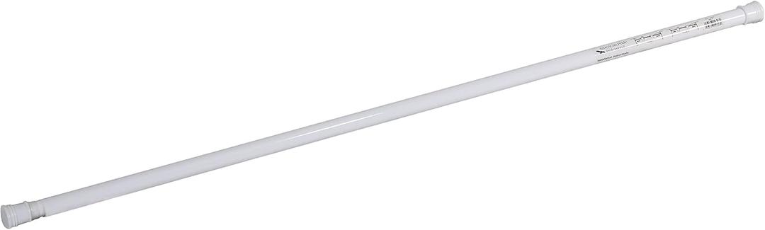 Design House Tension Shower Rod, 36-63", White