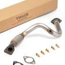 409SS Exhaust Flex Pipe & Exhaust Front Pipe - Direct Replacement for 2013-2018 Buick Encore 1.4L & 2015-2019 Chevy Trax 1.4L Replacement with 42686958;42444445; 95437532; 25950867(VK-52572)