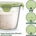 Freshmage 23oz Glass Meal Prep Containers with Lids, Airtight 3-Cup Glass Storage Containers Set, Heat-Resistant BPA-Free for Soup, Leftover, Microwave, Dishwasher, Fridge and Freezer Safe (4 Packs)