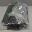 Furologee Clothes Racks for Hanging Clothes, Portable Rolling Garment Rack, Sturdy Metal Free Standing Clothes Racks with Wheels, Double Rods Wardrobe Rack for Bedroom, Laundry Living Room (Black)