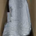 APSMILE Super King Luxury 100% Organic Cotton All Season Down Feather Fibers Comforter, High Fill Power Medium Warmth Duvet Insert (120x120, Ivory White)