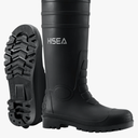 HISEA Men's Steel Toe Rain Boots PVC Rubber Boots, Waterproof Garden Fishing Outdoor Work Boots, Durable Slip Resistant Knee Boots for Agriculture and Industrial Working
Size 11