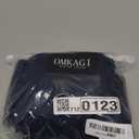 OMKAGI Workout Sets for Women Padded Tank Tops Matching Straight Leg Yoga Outfits (Medium, Navy Blue)