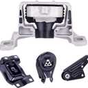 Engine Motor Mount Set - Compatible with Fits for 2004 2005 2006 2007 2008 2009 Mazda 3 2.0L 4pc, A4402 A4404 A4405 A4418