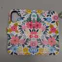 FUNMIKO for iPhone 17 Case Wallet,Detachable Flip Folio Leather Cover,RFID Blocking 4 Card Slots Holder,Magnetic Kickstand,Protective Phone Shell for Women Girls,Blooming Flowers