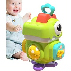 Sensory Toy,Colorful Clock Toy | Portable Preschool Educational Activity, Child Travel Games for Boys, Girls