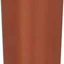 Aspen Creative 31125A Transitional Drum (Cylinder) Shaped Spider Fitter Lamp Shade in Redwood Sateen, 8" wide (8" x 8" x 11")