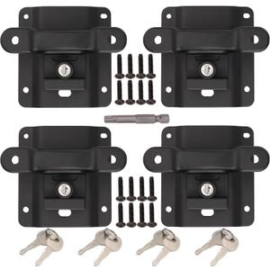 Tie Down Anchors Cleats Bed Compatible with 2015-2025 F150 F250 F350 Box Link Tie Downs with Tie Down Plates Brackets