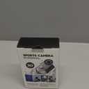 4K Mini Body Camera, Wearable Action Body Cam, Sports Action Camera Thumb Size Hands-Free Recording Body Worn Camera, Premium Portable Camcorder Mount Anywhere for Work, Travel, Fishing(Black-128G)