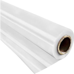 VEVOR Greenhouse Plastic Sheeting 10 x 25 ft, 6 Mil Thickness UV Resistant Clear Polyethylene Film, Hoop Green House Cover for Farms, Agriculture, Garden