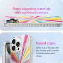 LONLI Hue Case for iPhone 15 Pro - [360 Shock-Absorbent Bumper] - [Cute and Unique Phone Cover for Girls and Women] - Cosmic Portal
