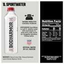 BODYARMOR SportWater Alkaline Water, High Alkaline Bottled Water, pH 9+, 1 Liter (12 Pack), Refreshing Electrolyte Water Pack, Wide Mouth Bottle (EXP 09/26/27)