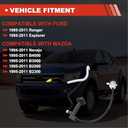 Pre-Bled Clutch Master Cylinder and Line Assembly Compatible with Ford Ranger Explorer 1995-2012 Fit for Mazda B2300 B2500 B3000 B4000 Navajo Replace CC649032 136.65719 07-140 M0724 PM0720