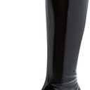 GOGO Boots for Women, Knee High Boots, Low Block Heel Zipper Boots Ladies Party Dance Shoes (8, Black)